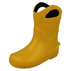 Childrens Clarks Handle Top Creature Detailed Wellington Boots Tarri Dash
