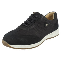 Ladies Easy B Wide Fitting Casual Shoes Crystal