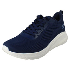 Ladies Skechers Bobs Memory Foam Vegan Trainers 117209 Face Off