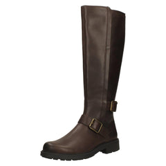 Ladies Clarks Buckle Detail Knee High Boots Orinoco2 Tall
