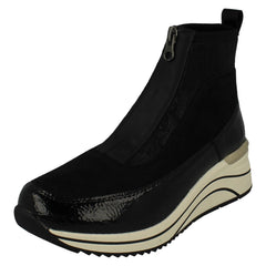 Ladies Remonte Casual Extra Wide Ankle Boots D0T71