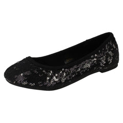 Girls Spot On Ballerina Flat Shoes