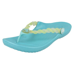 Girls Crocs Toe Post Sandals Chmlns Tns Weave Flp
