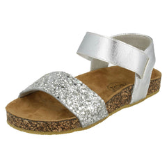 Girls Spot On Glitter Mules