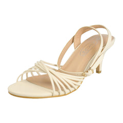 Ladies Spot On Strappy Evening Sandals F12115