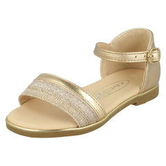 Girls Spot On Ankle Strap Sandals H0350