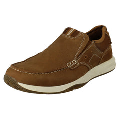 Mens Clarks Casual Slip On Shoes Sailview Step