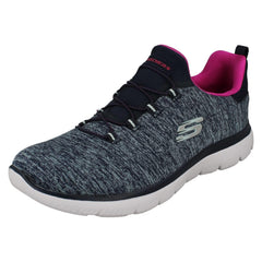 Ladies Skechers Slip On Trainers Quick Getaway 12983