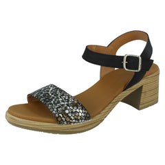 Ladies Paula Urban Ankle Strap Sandals Sissey Nabuk 12-373