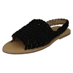 Ladies Leather Collection Slingback Sandals F00214