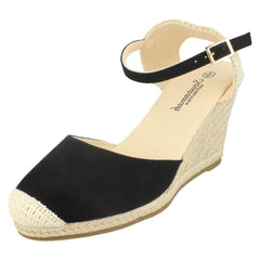Ladies Savannah High Wedge Espadrilles