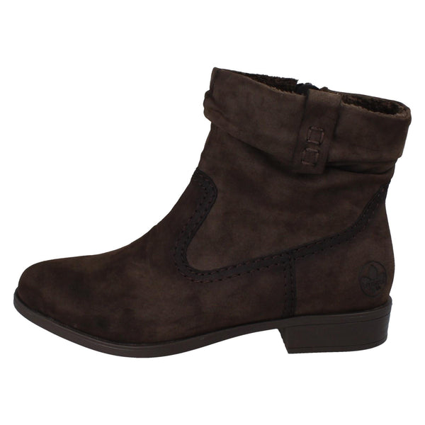 Ladies Rieker Ankle Boots 77042