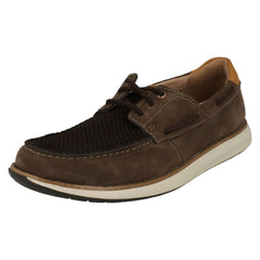 Mens Clarks Unstructured Deck Shoes Un Pilot Lace