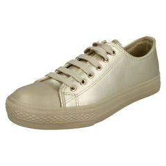 Ladies Spot On Casual Pumps