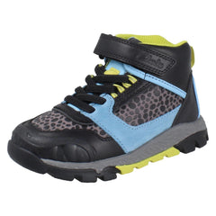 Boys Clarks Dinosaur Detail Hi Top Trainers Steggy2 Tri K