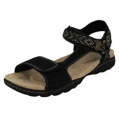 Ladies Clarks Aztec Detailed Strappy Sandals Amanda Step