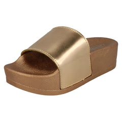 Ladies Spot On Open Toe Sandals