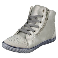 Girls Cutie Hi-Top Trainer Boots