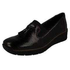 Ladies Rieker Tassel Detail Formal Shoe 53751/24