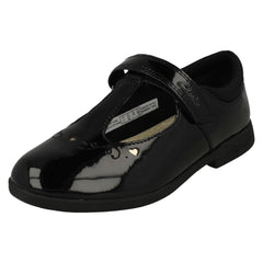 Girls Clarks Smart T-Bar School Shoes Magic Step Lo