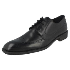 Mens Maverick Low Heel Lace Up Brogue Shoes