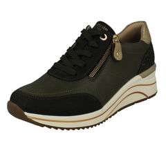 Ladies Remonte Wedge Trainer D0T00