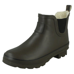 Ladies Elle Sport Pull On Ankle Wellington Boots X1277