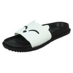 Ladies Spot On Animal Face Sliders F00153