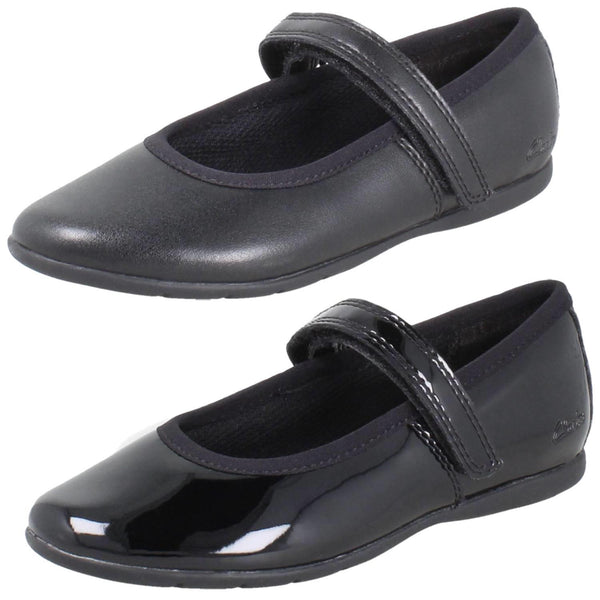 Girls Clarks Classic Mary Jane School Shoes Dance Wish