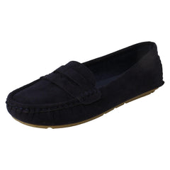Ladies Spot On Lightweight Moccasins F3126