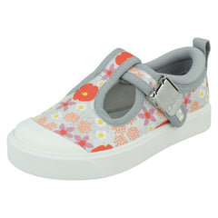 Girls Clarks Casual T-Bar Shoes City Dance