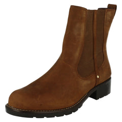 Ladies Clarks Chelsea Pull On Boots Orinoco Club