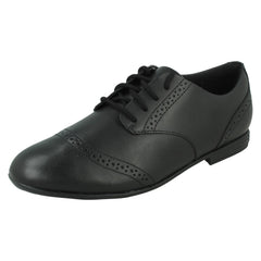 Girls Clarks Brogue Lace Up School Shoes Finja Brogue Y