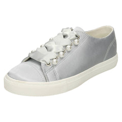 Ladies Spot On Ribbon Lace Up Pumps