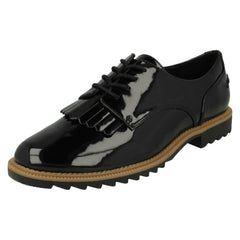 Ladies Clarks Lace Up Smart Shoes Griffin Mabel