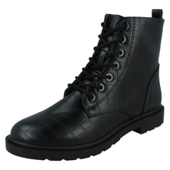 Ladies Spot On Casual Ankle Boots