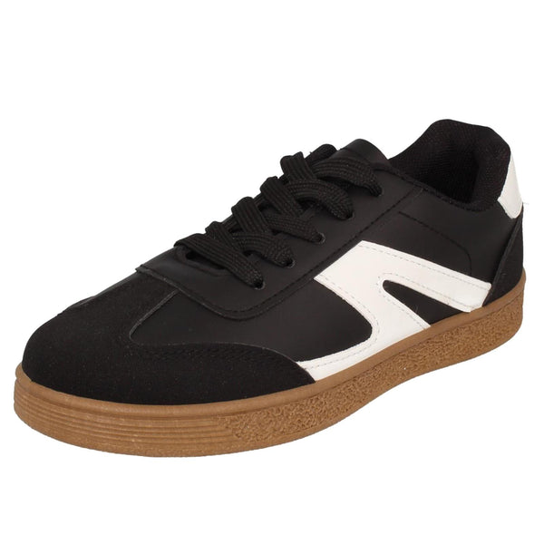 Boys Spot On Lace Up Trainers N1167
