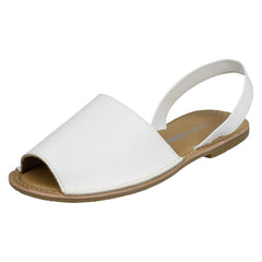 Ladies Leather Collection Slingback Mule Sandals