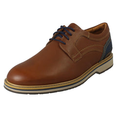 Mens Clarks Smart Casual Lace Up Shoes Monahan Plain