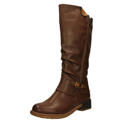 Ladies Rieker Knee High Boots Warm Lining With Rieker Tex 94652