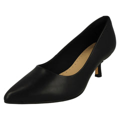 Ladies Clarks Mid Heeled Court Shoes Violet55 Rae