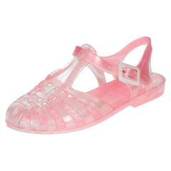 Ladies Spot On Closed Toe Jelly Shoes