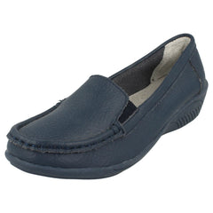 Ladies Eaze Low Wedge Casual Shoes
