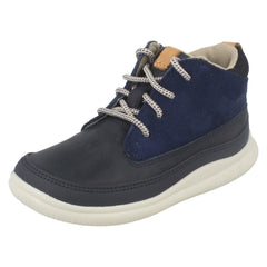 Boys Clarks Casual Ankle Boots Cloud Air