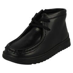 Boys Clarks Ankle Boots Ideal For School Goal Wally K