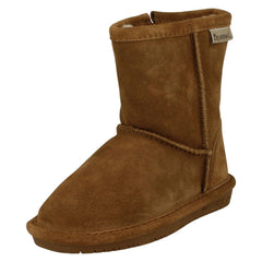 Girls Bearpaw Real Sheepskin Lined Boots Emma Toddler