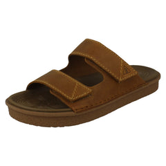 Mens Clarks Hook and Loop Straps Casual Summer Sandals Litton Strap