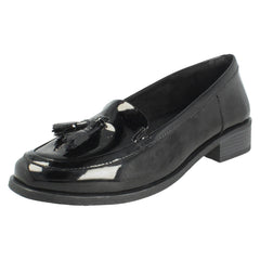 Ladies Clarks Tassel Detailed Slip On Loafer Shoes Havisham Edge
