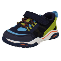Kids Clarks Vegan Colour-Pop Sports Trainers - Feather Track