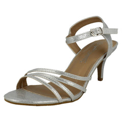 Ladies Anne Michelle Wide Fit Evening Sandals F6042